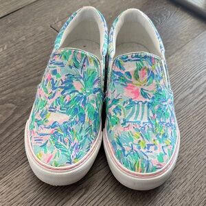 Lilly Pulitzer Multicolor Floral Slip-On Sneakers